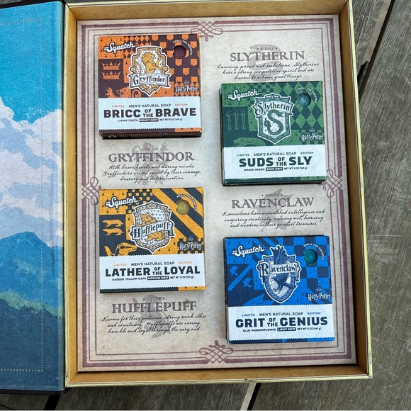 Dr. Squatch Harry Potter Collection 4 Piece Box Set of Soap Bars Limited Edition - Picture 2 of 7